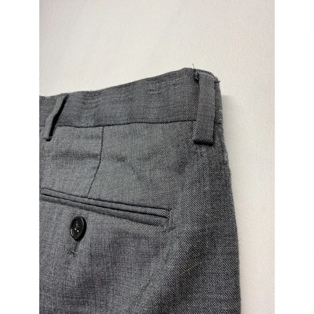 Banana Republic Marzotto Slim Fit Dress Pants Mens‎ 34x28 Gray Formal Business